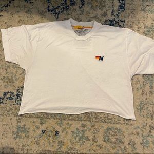 Aviator Nation Cropped Boyfriend Tee